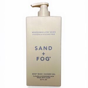 New! Sand + Fog Marshmallow Skies Body Wash Shower Gel 32 oz